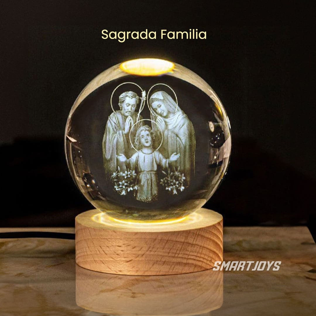 Lámpara Esfera De cristal Crystal Ball 3D