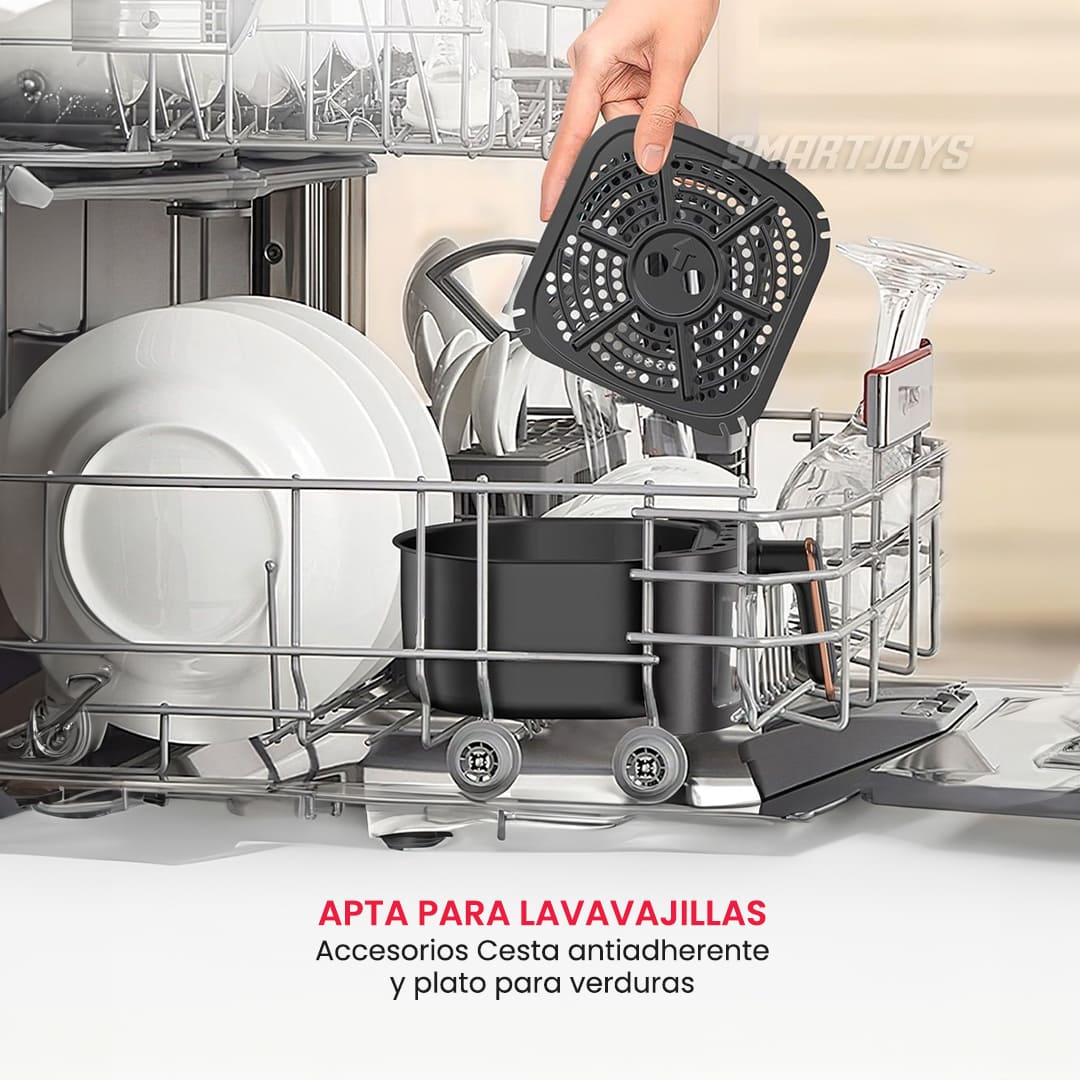 Freidora De Aire 10L Antiadherente Pantalla Digital