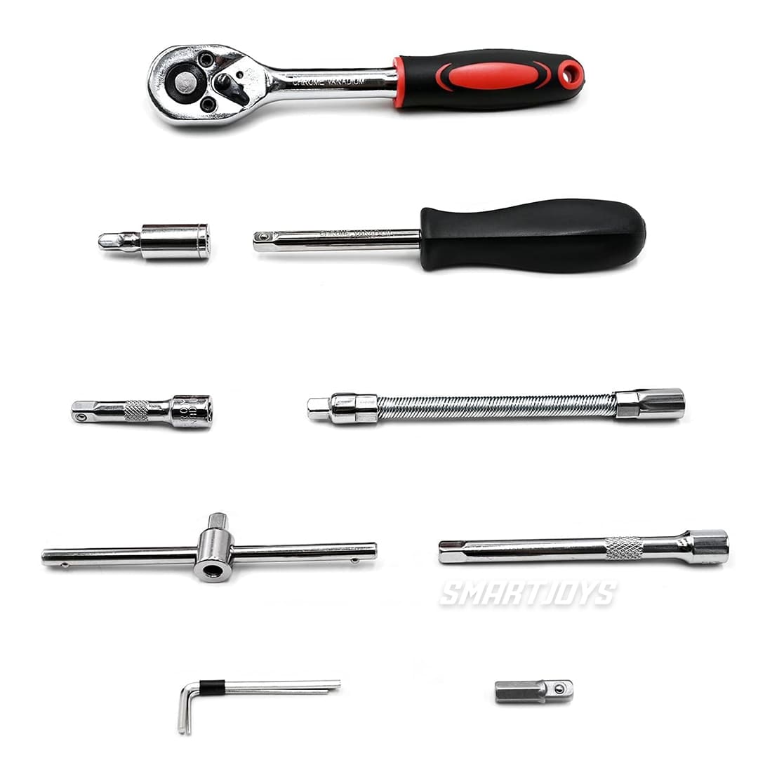 Juego De Copas Ratchet Trabajo Liviano X 46 Piezas