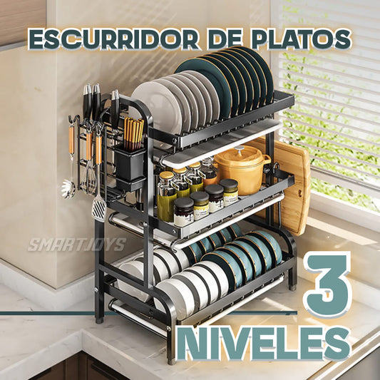Escurridor De Platos 3 Niveles