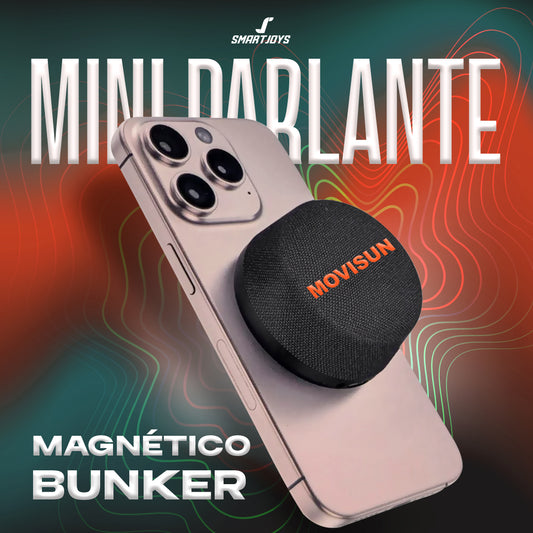 Mini Parlante Magnético Movisun Bunker