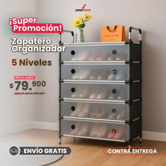 Zapatero Organizador De 5 Niveles